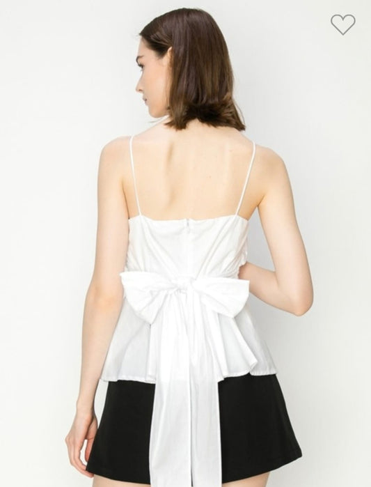 Blusa tirantes blanco