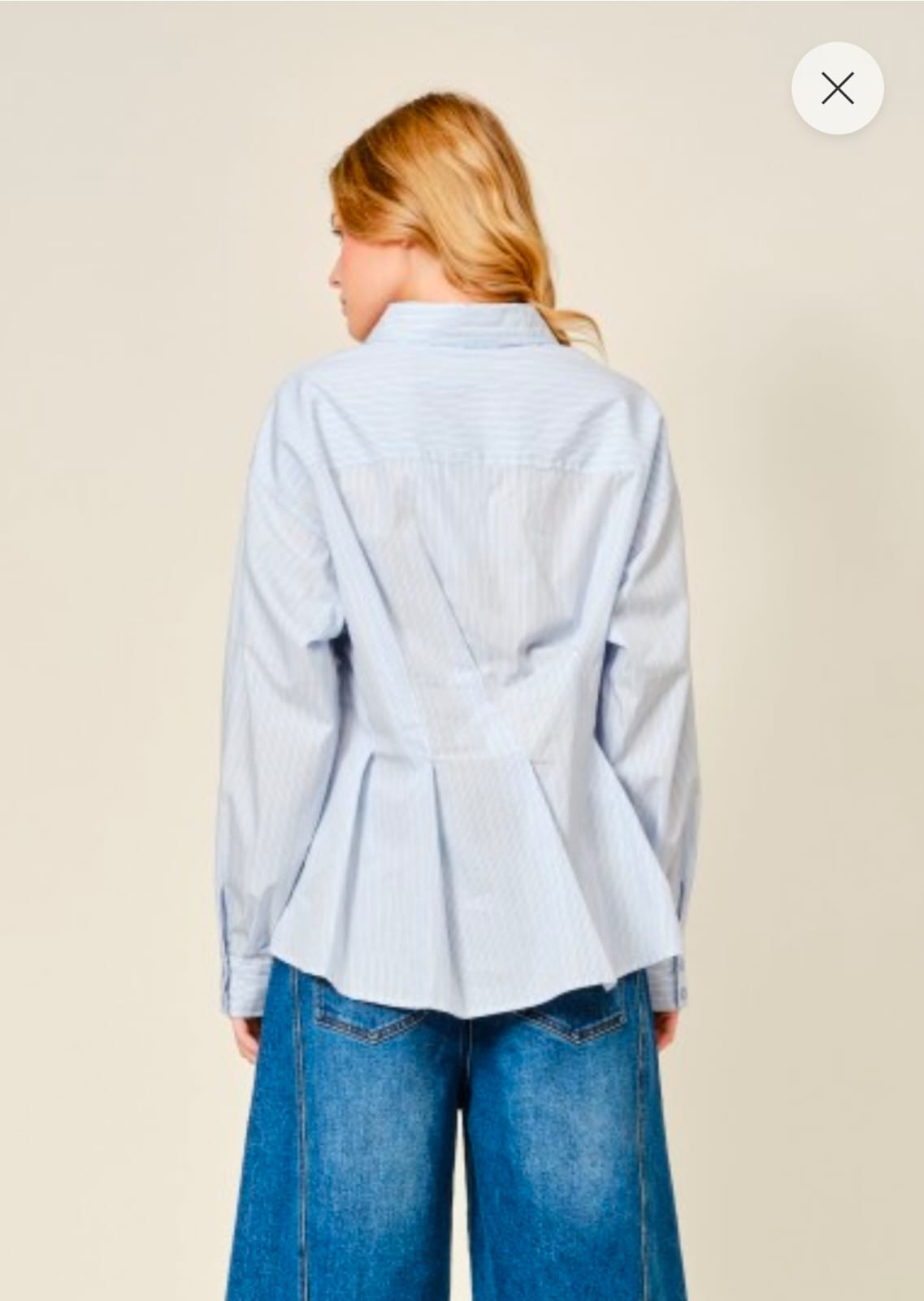 Blusa manga larga