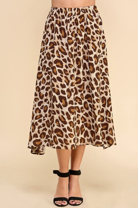 Falda animal print