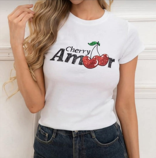Blusa Amor Cherry