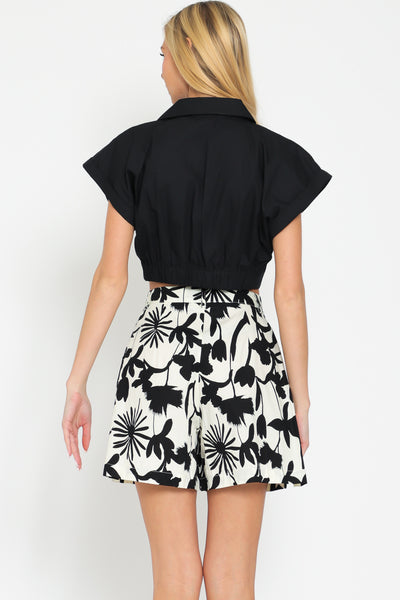 Set blusa short