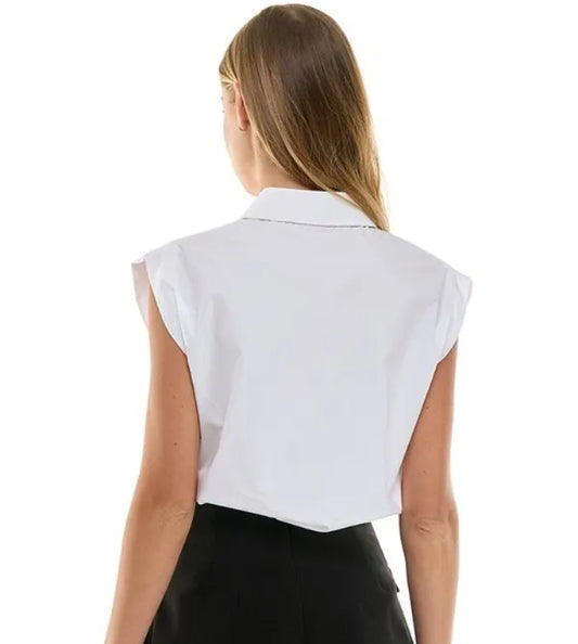 Blusa con estoperoles