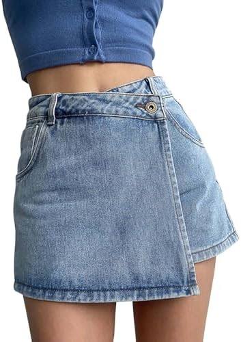 Falda Short Mezclilla