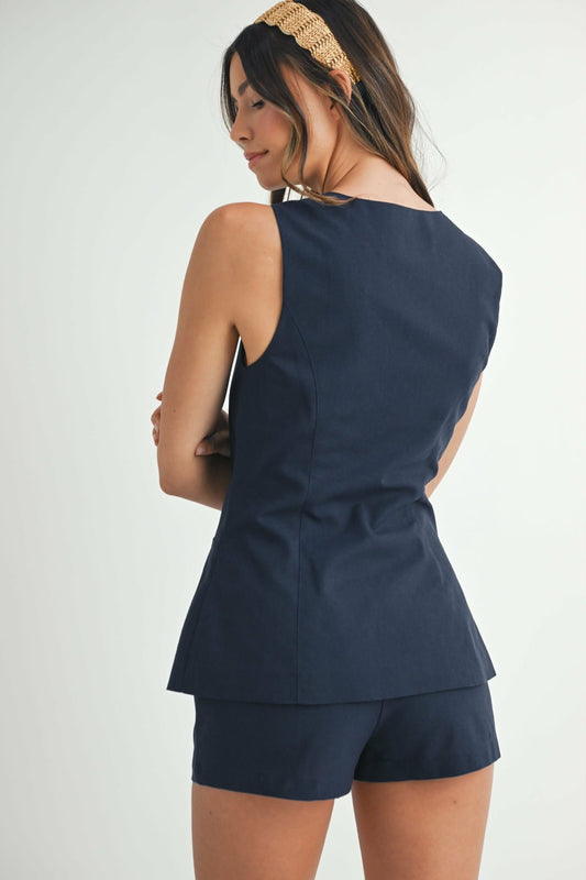 Set short y chaleco
