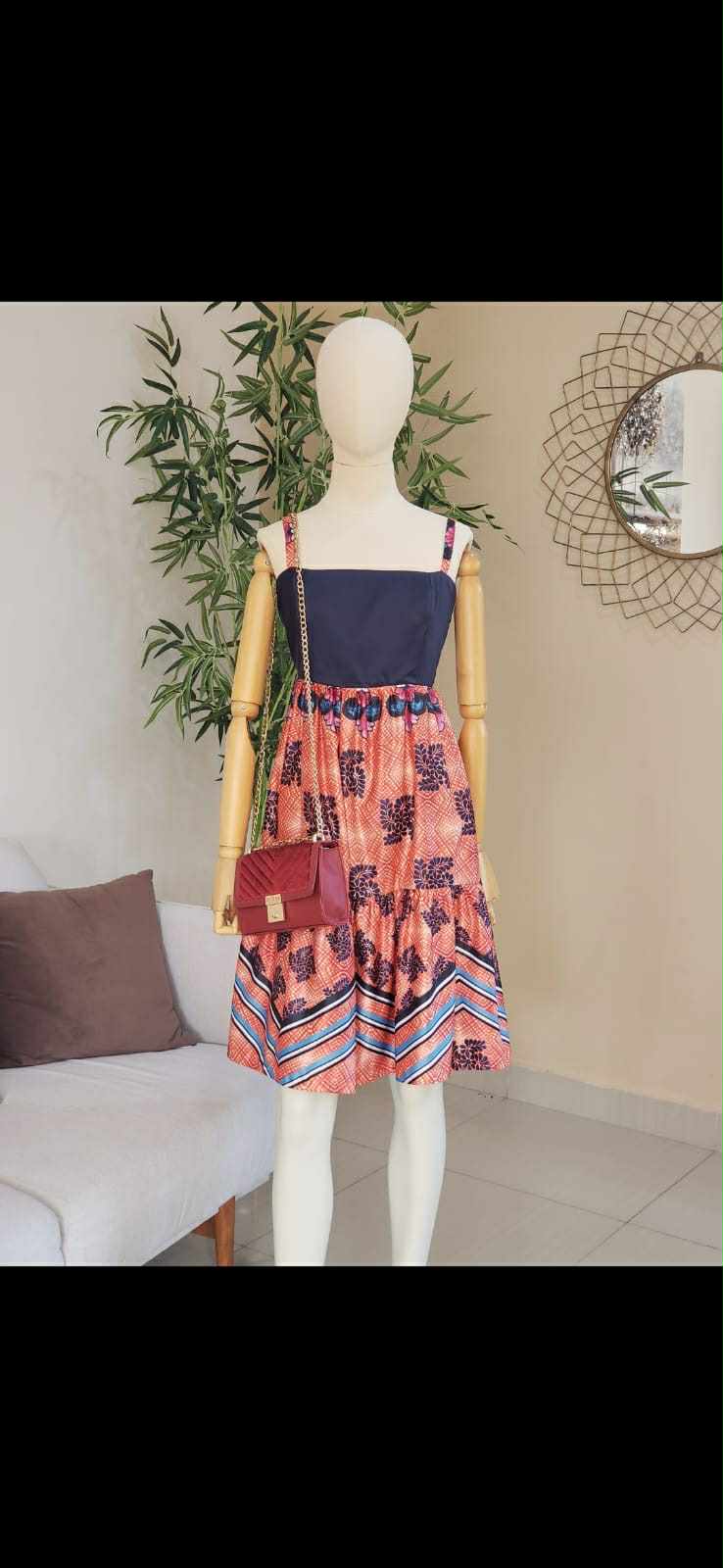 VESTIDO NARANJA TALAVERA