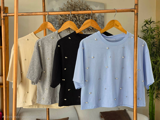 Playera manga corta