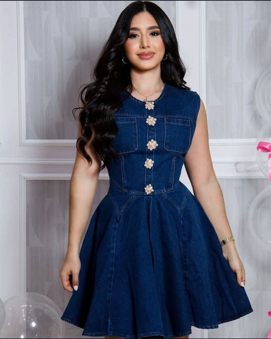 Vestido mezclilla