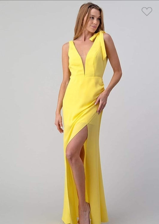 Maxi vestido asimetrico