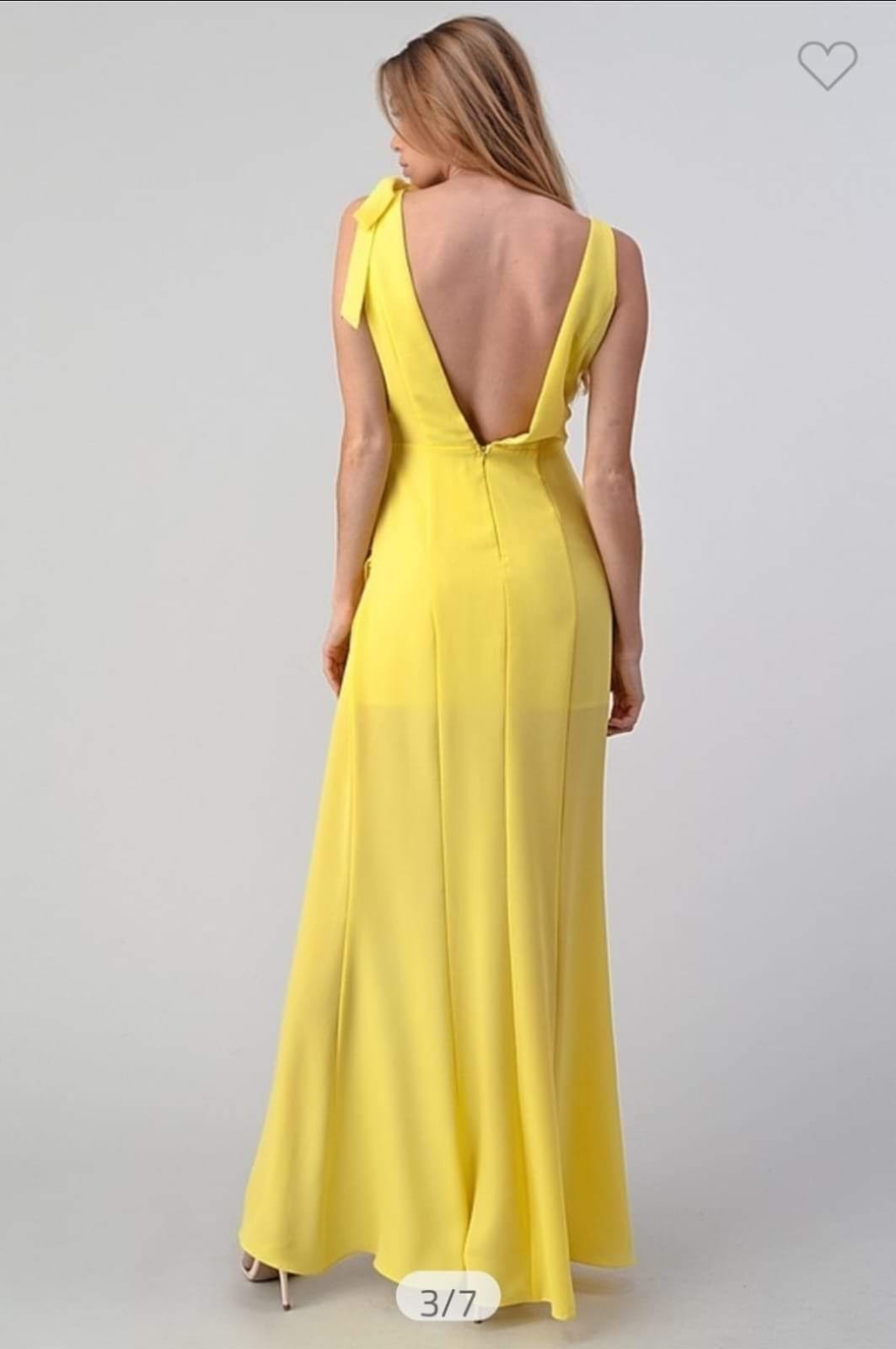 Maxi vestido asimetrico