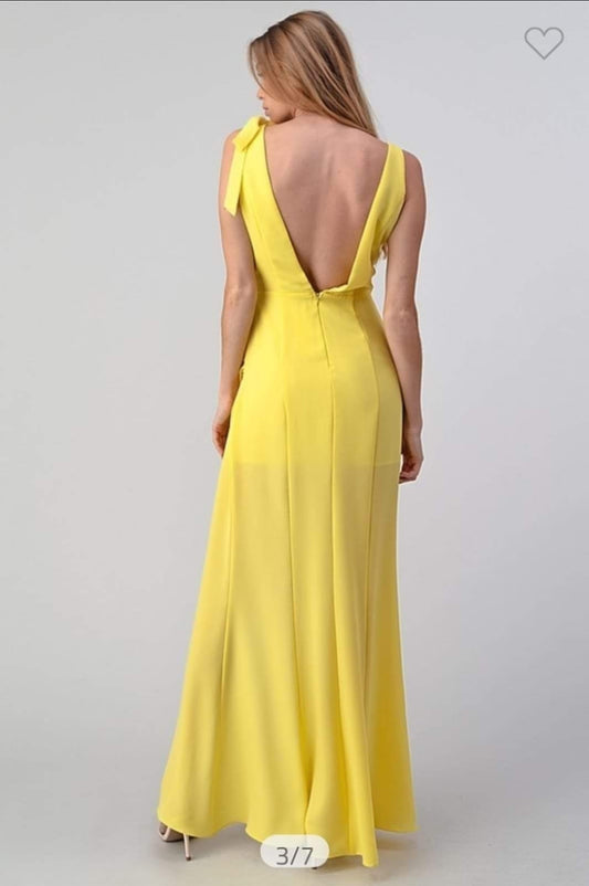 Maxi vestido asimetrico