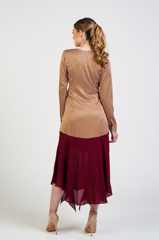 Vestido asimetrico