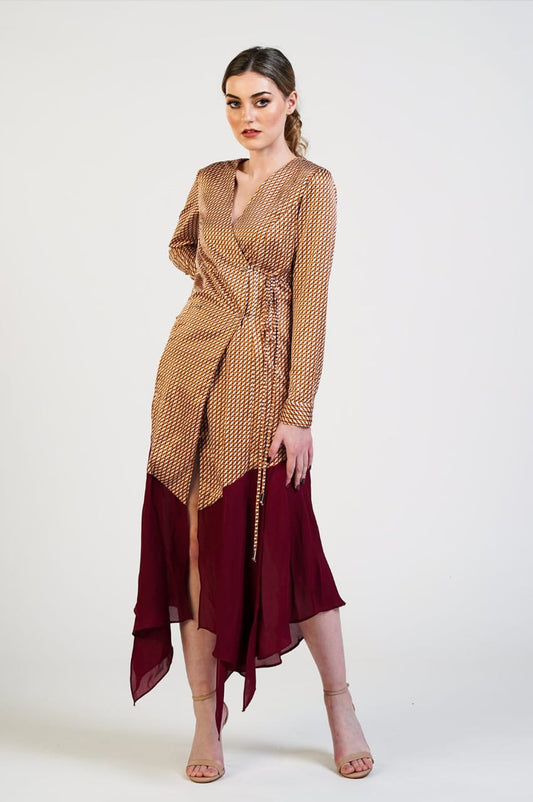 Vestido asimetrico