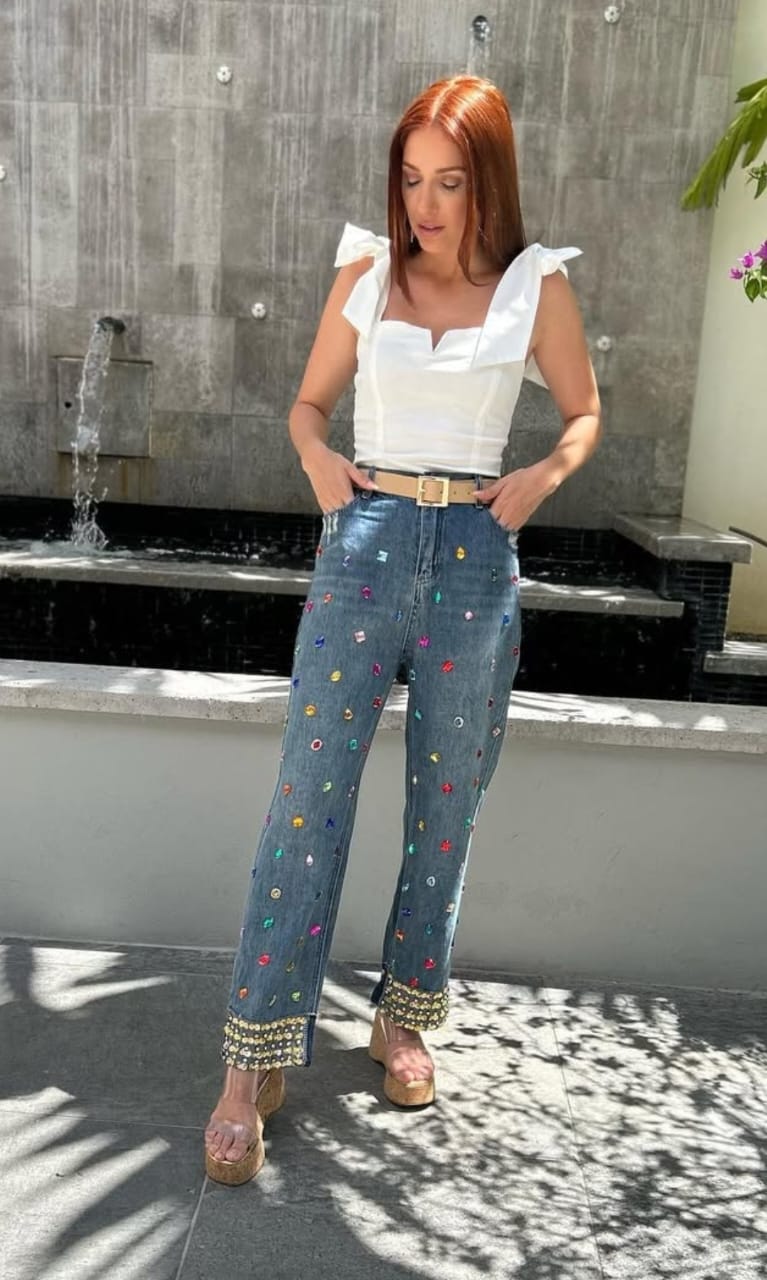 Pantalón piedras