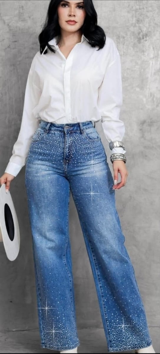 Pantalón mezclilla
