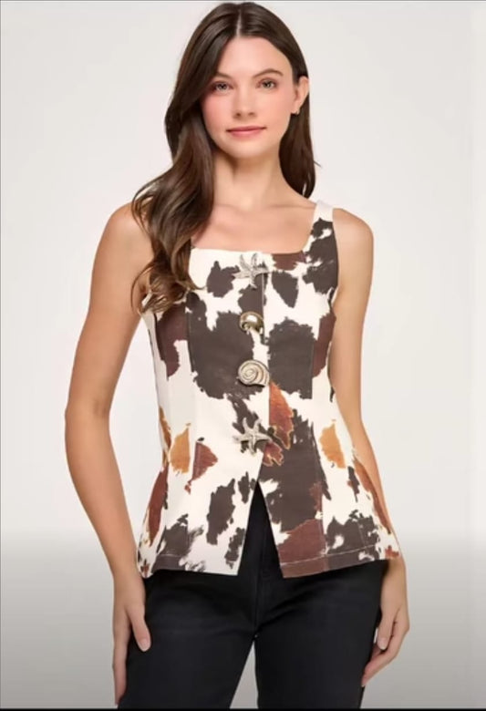 Blusa Cow