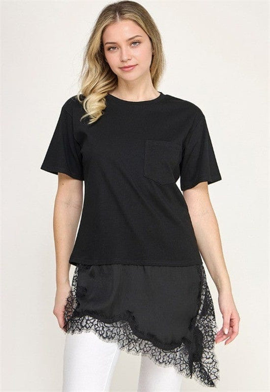 Playera con Encaje