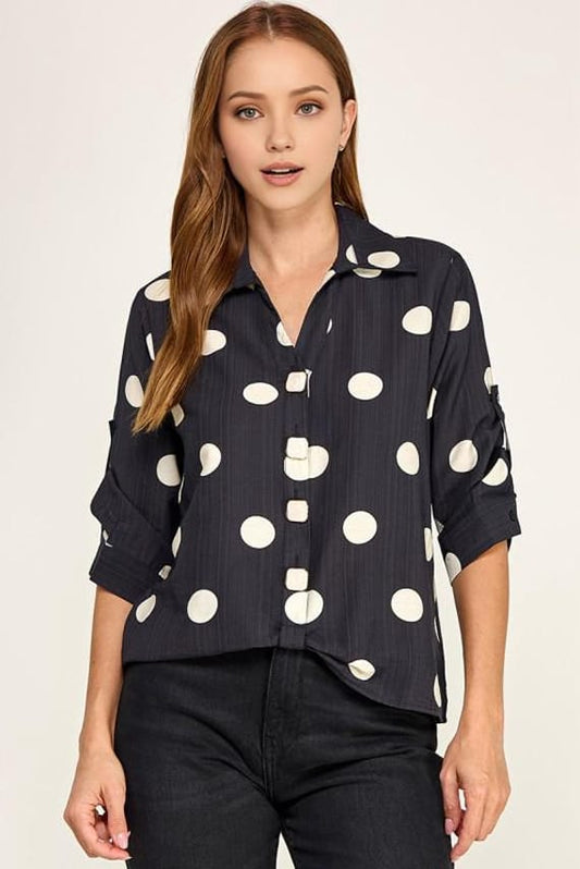 Blusa manga larga