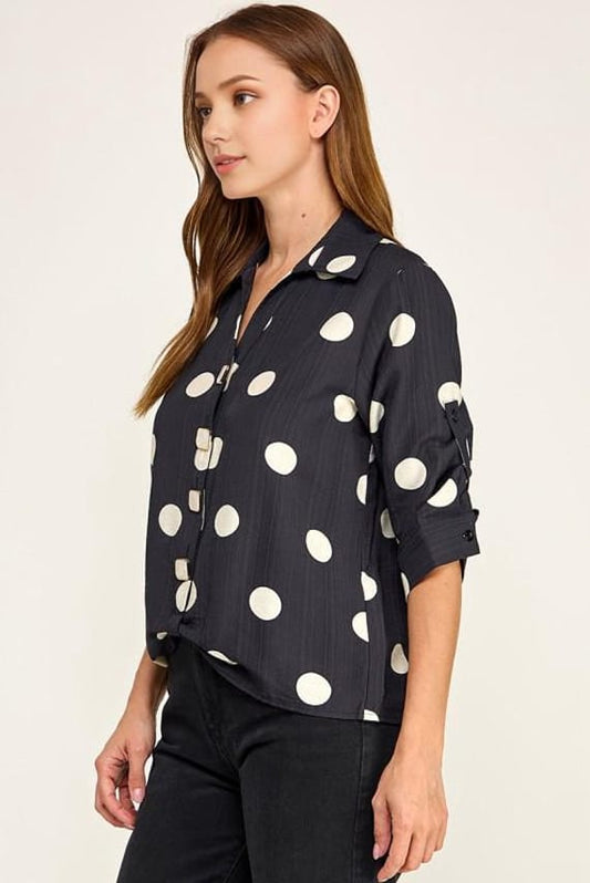 Blusa manga larga