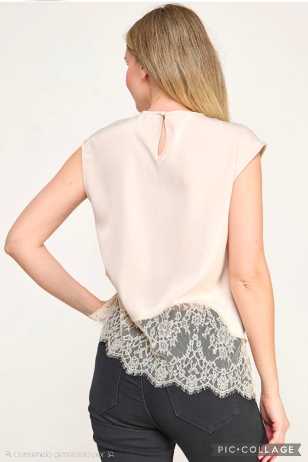 Blusa en satin