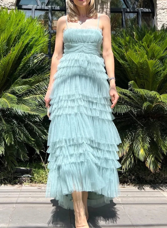 Vestido con tul