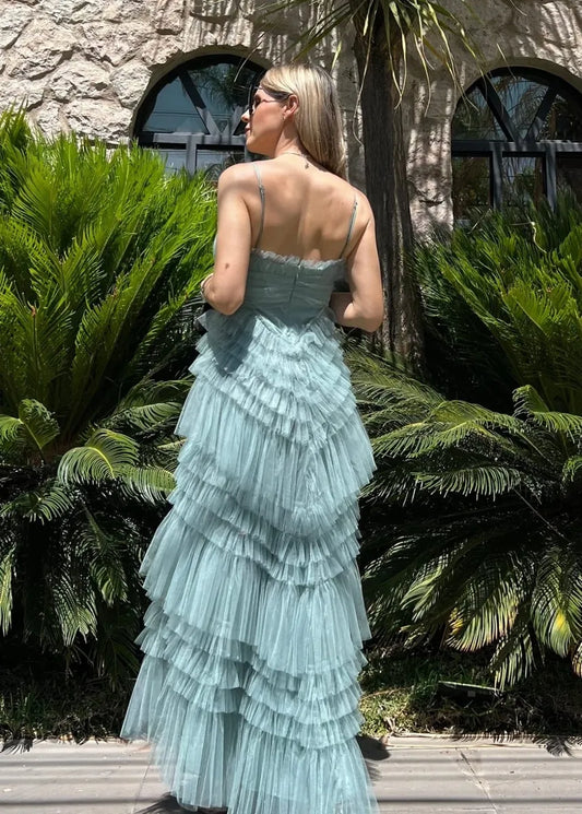 Vestido con tul