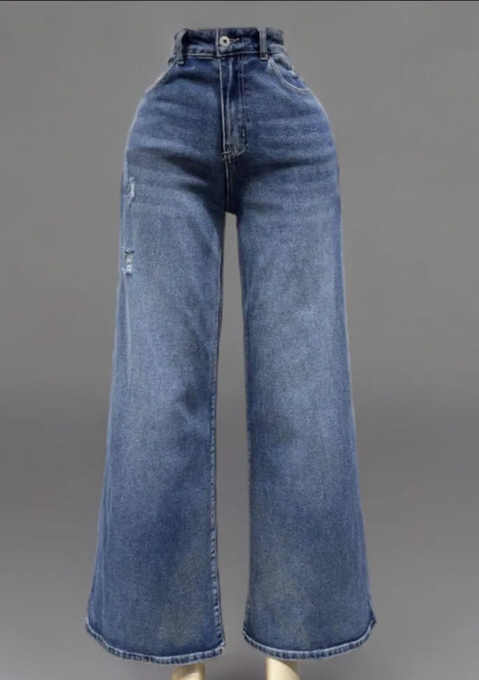 Pantalon mezclilla wild leg