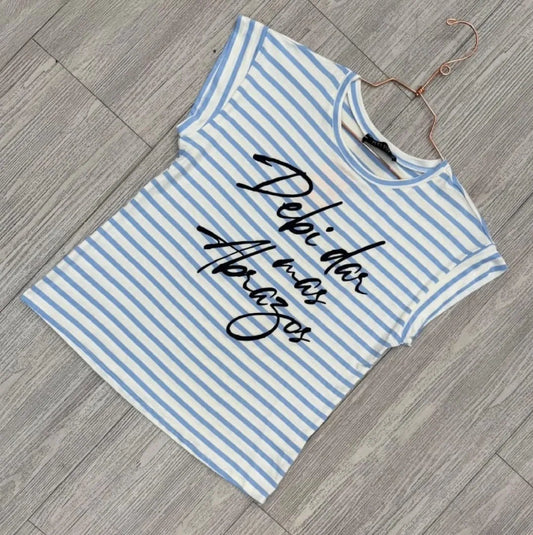 Playera con rayas